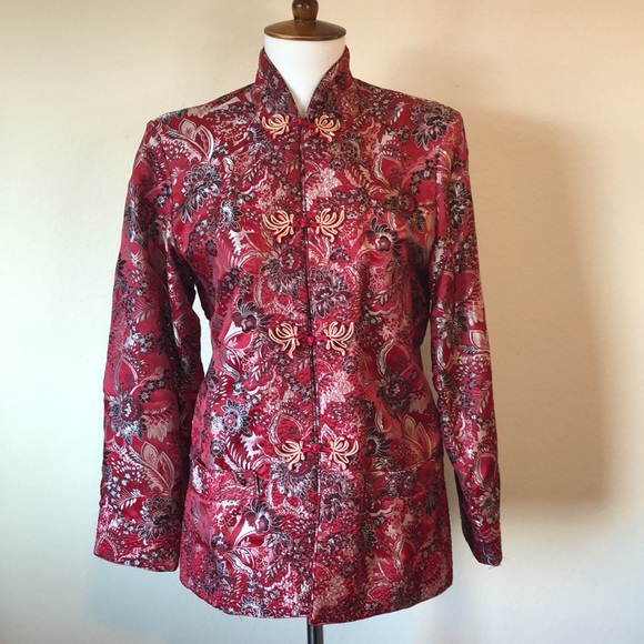 Vintage Chinese Brocade Jacket - Picture 1 of 11